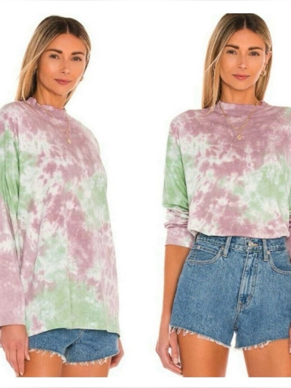 Free People | We The Free | Be Free Tie Dye Long Sleeve | size XS